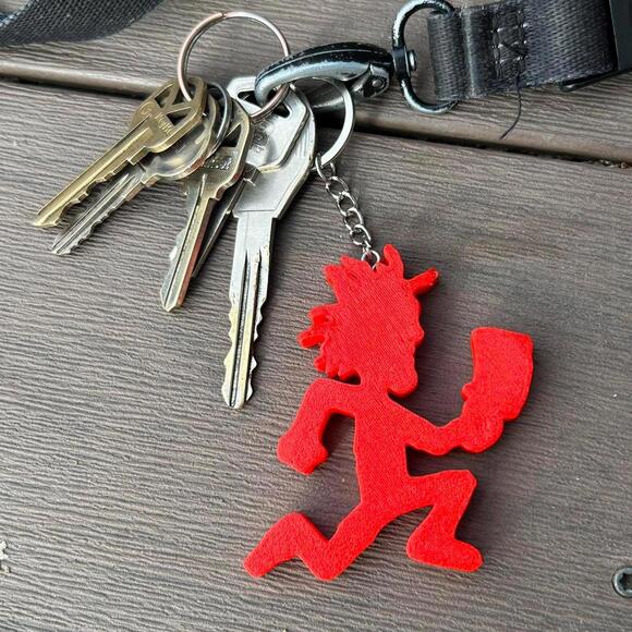 Hatchet man Juggalo custom keychain charm - Picture 1 of 4